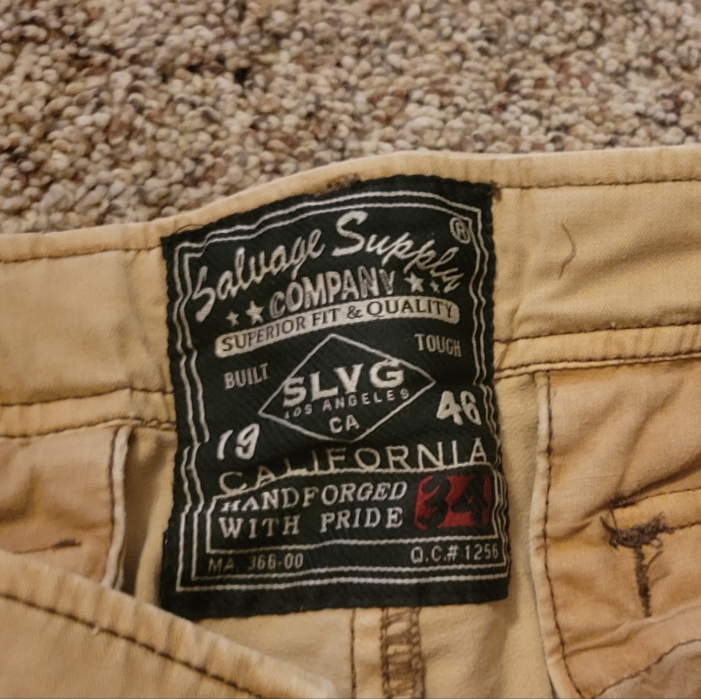 Salvage cargo shorts